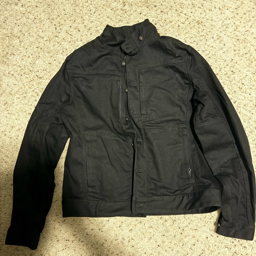 Triple aught design interval pd jacket blackout denim